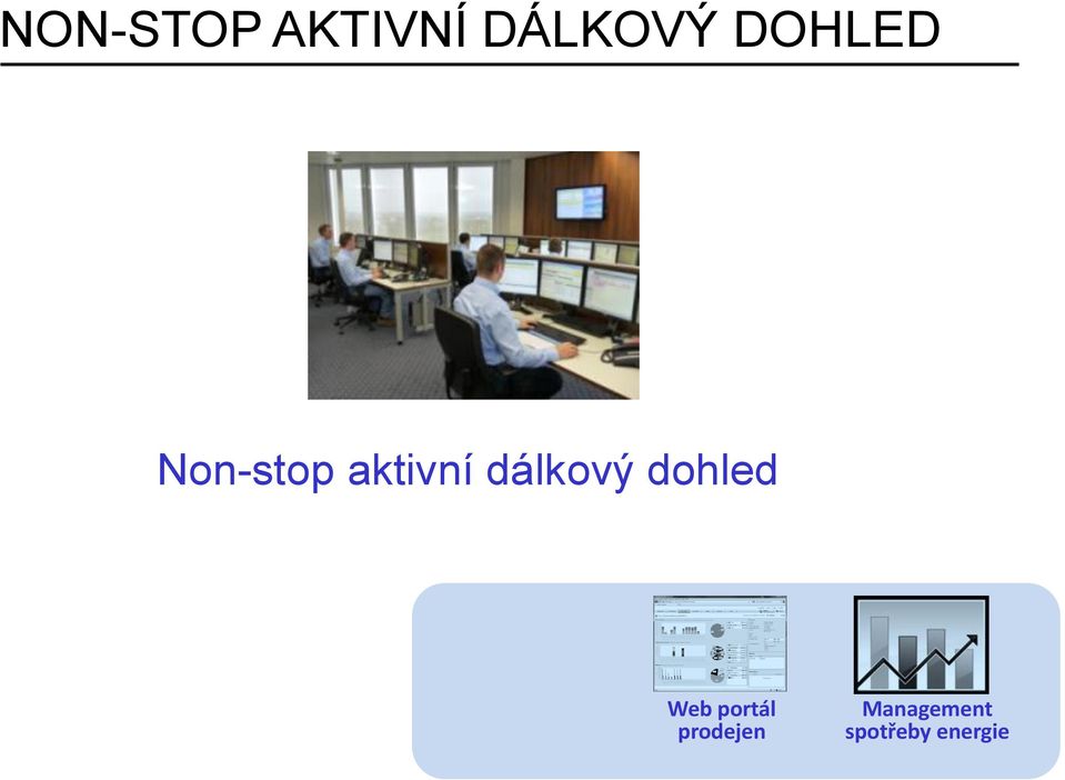 dálkový dohled Web portál