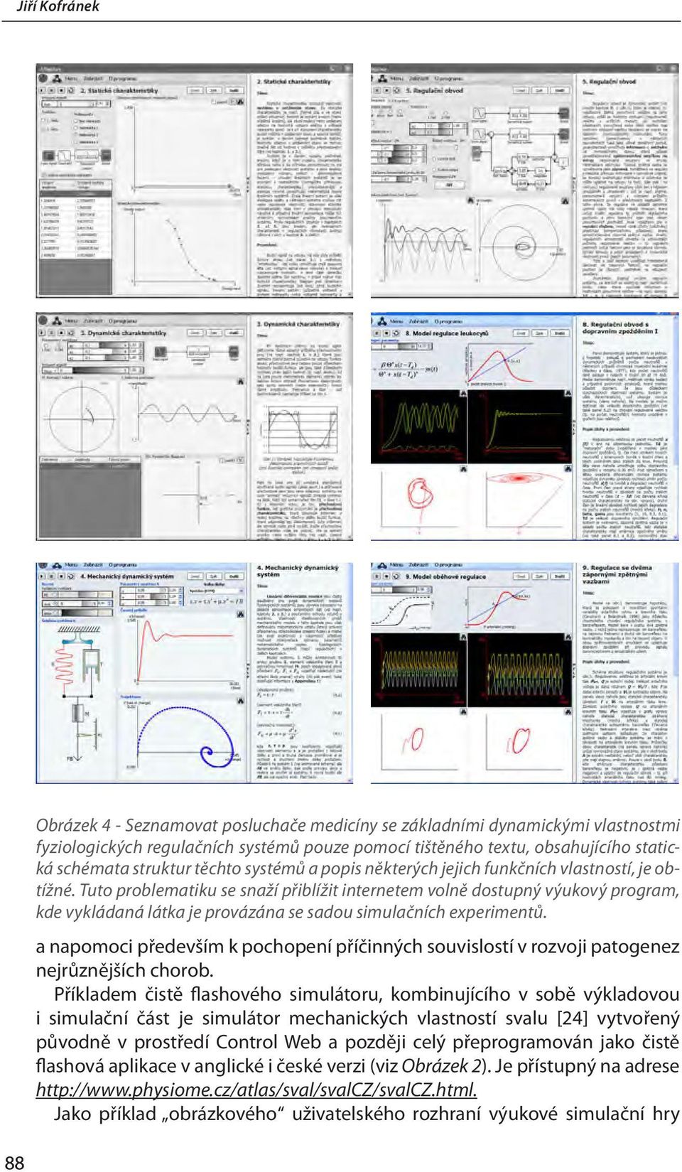 Tuto problematiku se snaží přiblížit internetem volně dostupný výukový program, kde vykládaná látka je provázána se sadou simulačních experimentů.