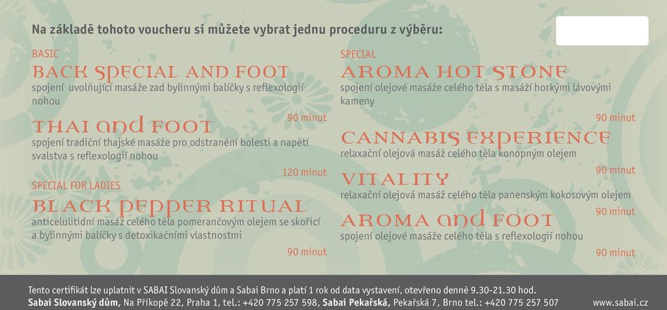 napětí FOOT CANNABIS EXPERIENCE svalstva s reflexologií nohou relaxační olejová masáž celého těla konopným FOOT olejem tradiční thajská masáž vhodná 120 minut relaxační speciální kombinace masážních