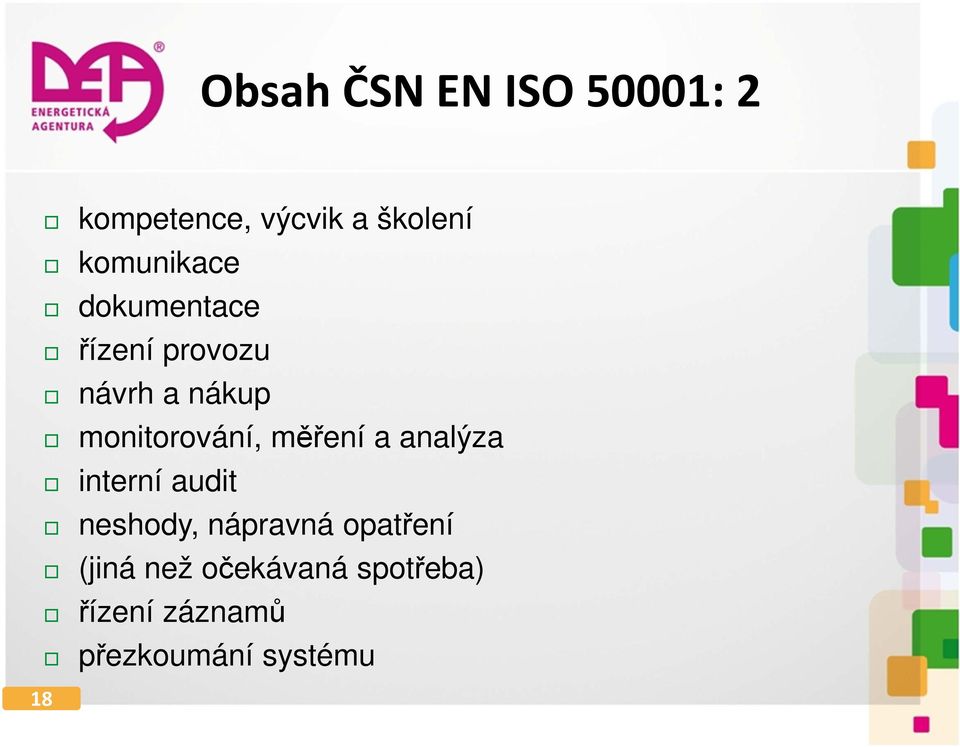 monitorování, měření a analýza interní audit neshody,