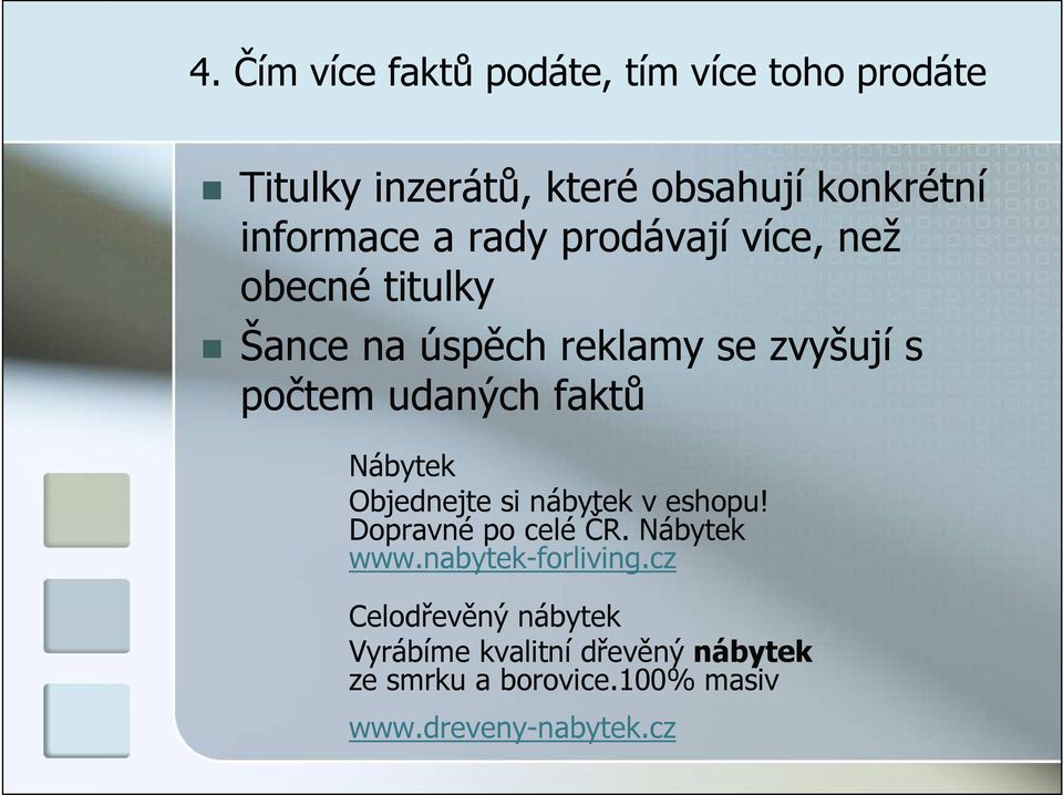 Nábytek Objednejte si nábytek v eshopu! Dopravné po celé ČR. Nábytek www.nabytek-forliving.