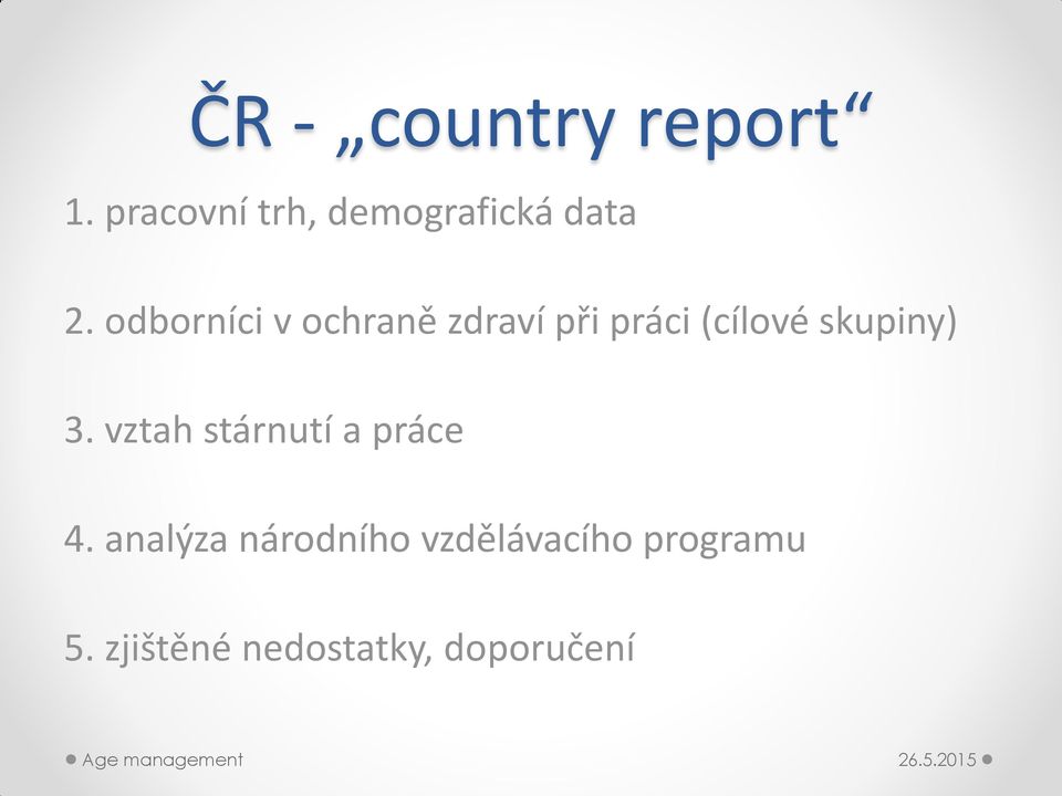 odborníci v ochraně zdraví při práci (cílové skupiny)