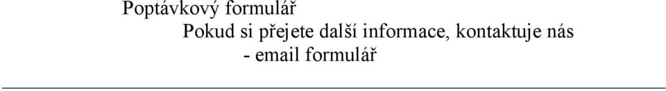 další informace,