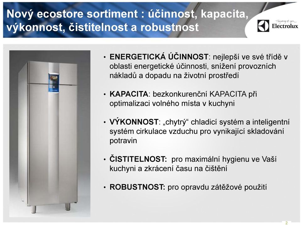 při optimalizaci volného místa v kuchyni VÝKONNOST: chytrý chladicí systém a inteligentní systém cirkulace vzduchu pro vynikající