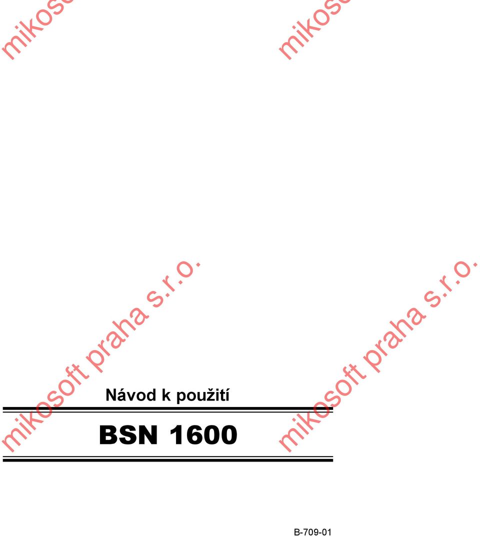 BSN 1600