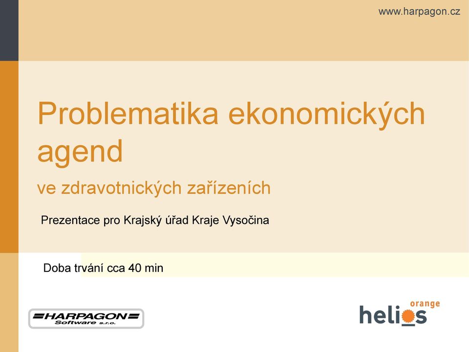 Prezentace pro Krajský úřad