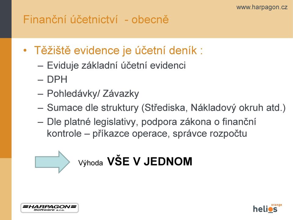 (Střediska, Nákladový okruh atd.