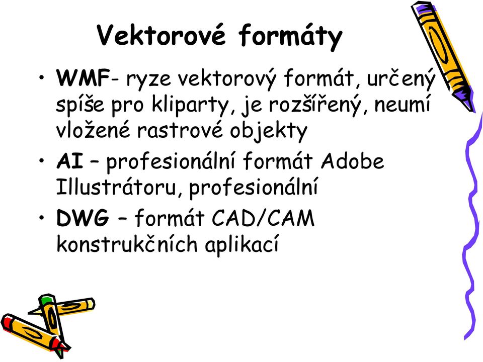 rastrové objekty AI profesionální formát Adobe