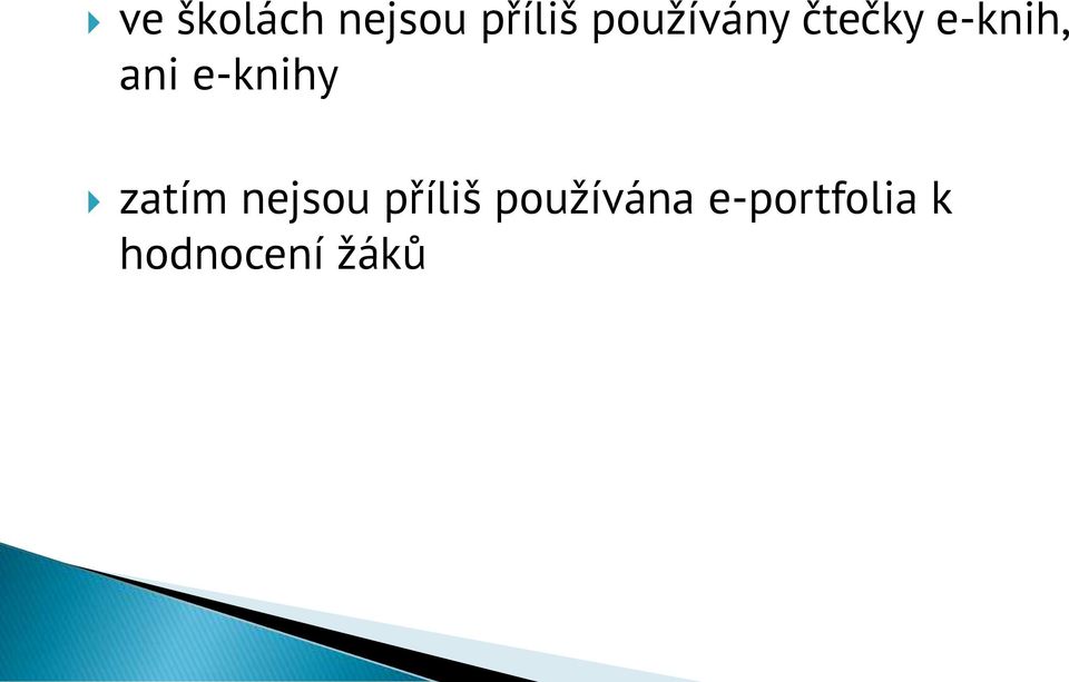 e-knihy zatím nejsou příliš