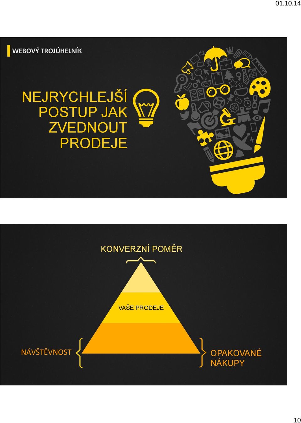 ZVEDNOUT PRODEJE KONVERZNÍ