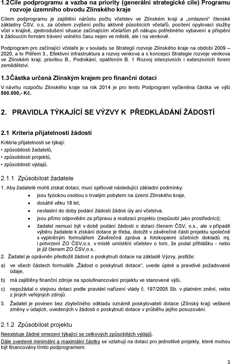 é základny ČSV, o.s.