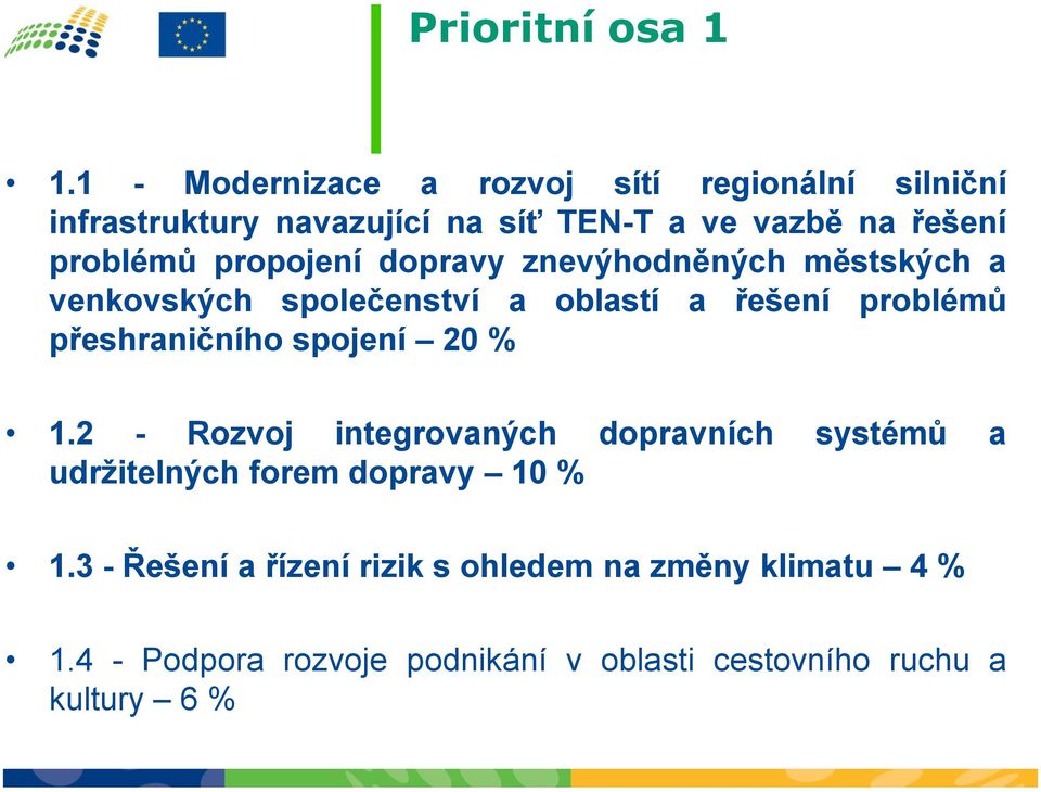 propojení dopravy znevýhodněných městských a venkovských společenství a oblastí a řešení problémů přeshraničního