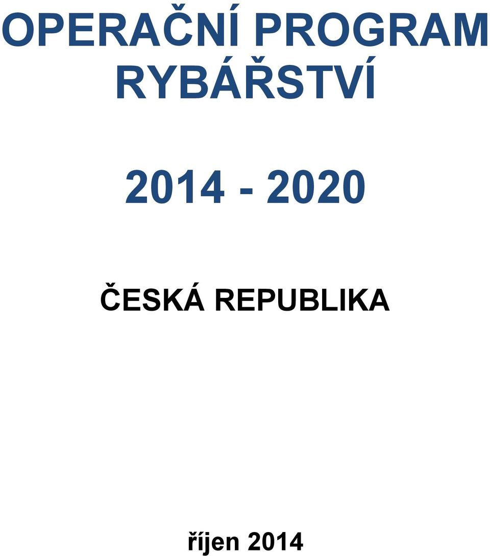 RYBÁŘSTVÍ