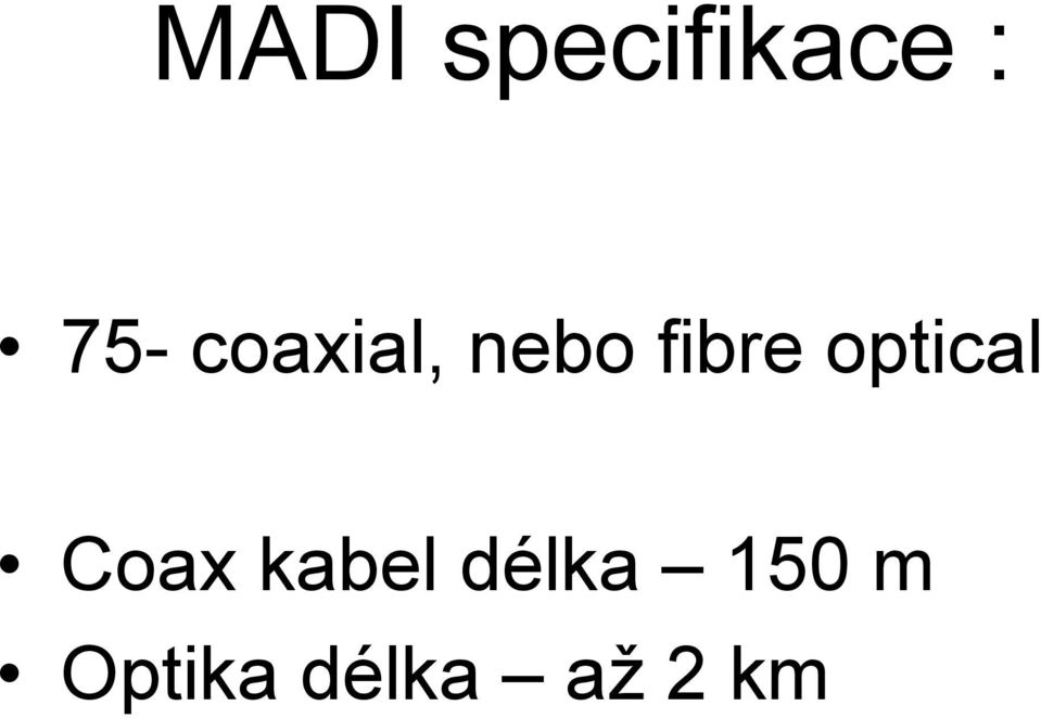 optical Coax kabel