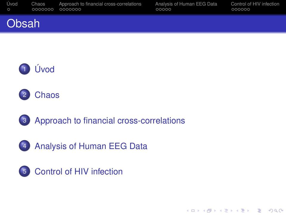cross-correlations 4 Analysis
