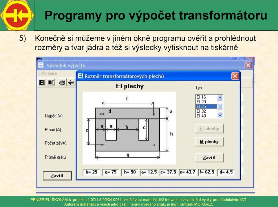 prohlédnout rozměry a tvar