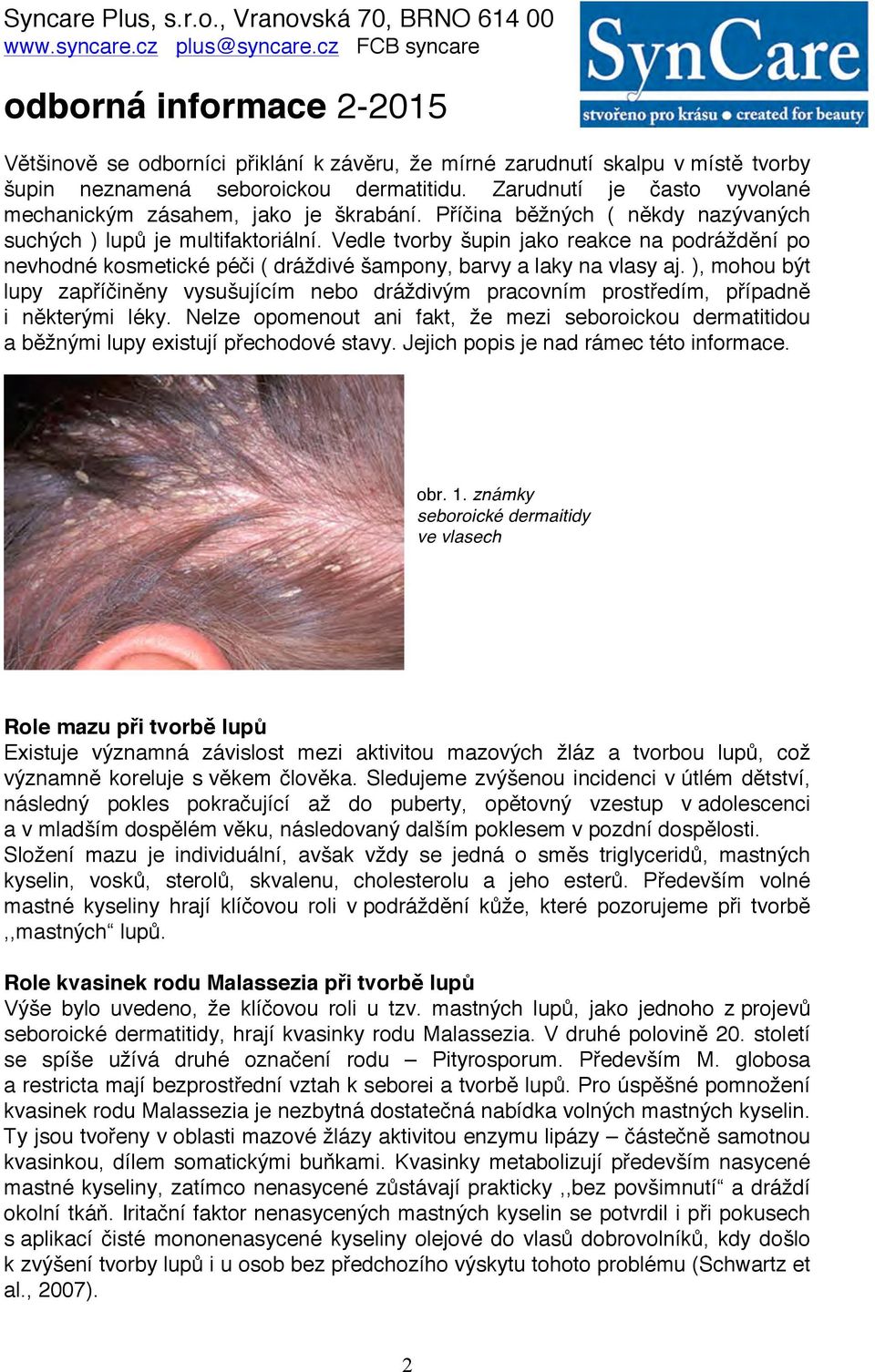 ), mohou být lupy zapříčiněny vysušujícím nebo dráždivým pracovním prostředím, případně i některými léky.