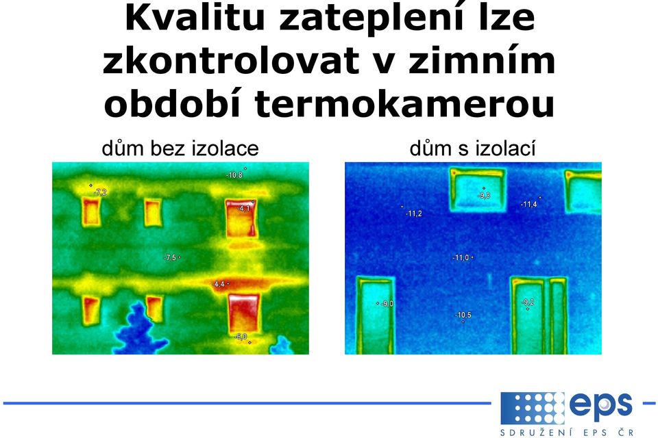 období termokamerou dům