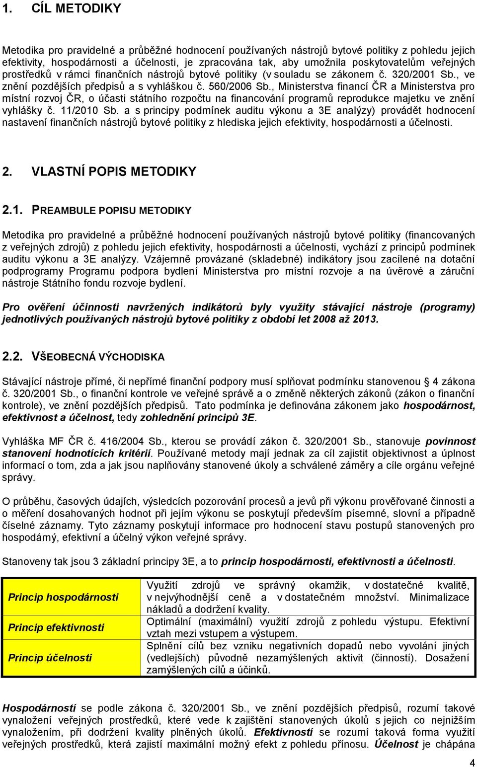 , Ministerstva financí ČR a Ministerstva pro místní rozvoj ČR, o účasti státního rozpočtu na financování programů reprodukce majetku ve znění vyhlášky č. 11/2010 Sb.