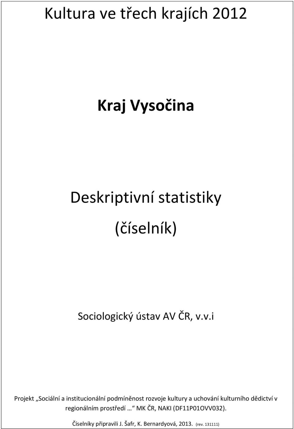 AV ČR, v.
