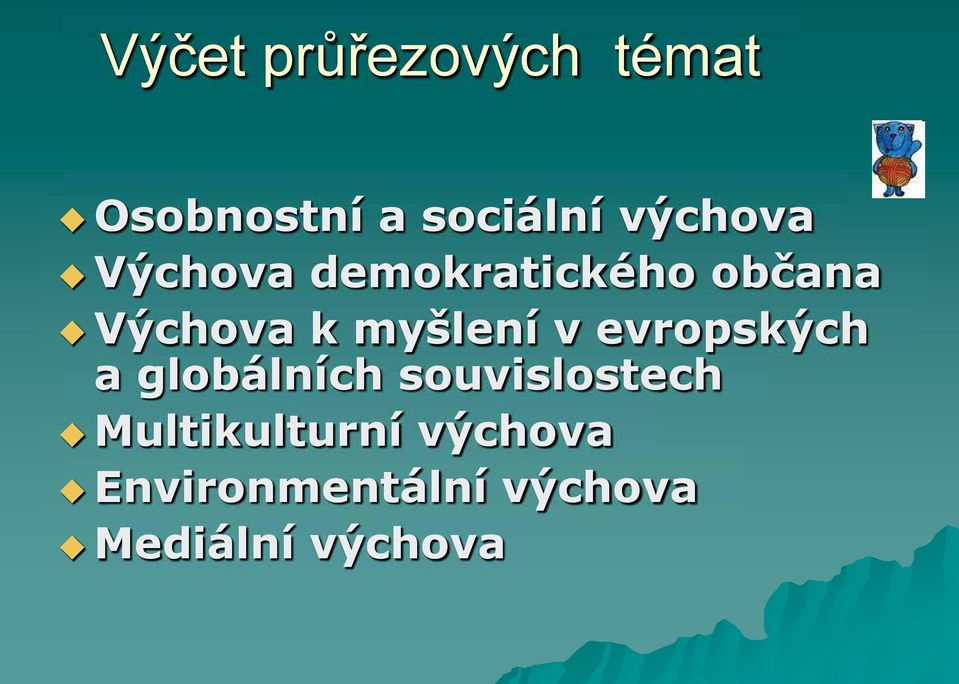 myšlení v evropských a globálních souvislostech