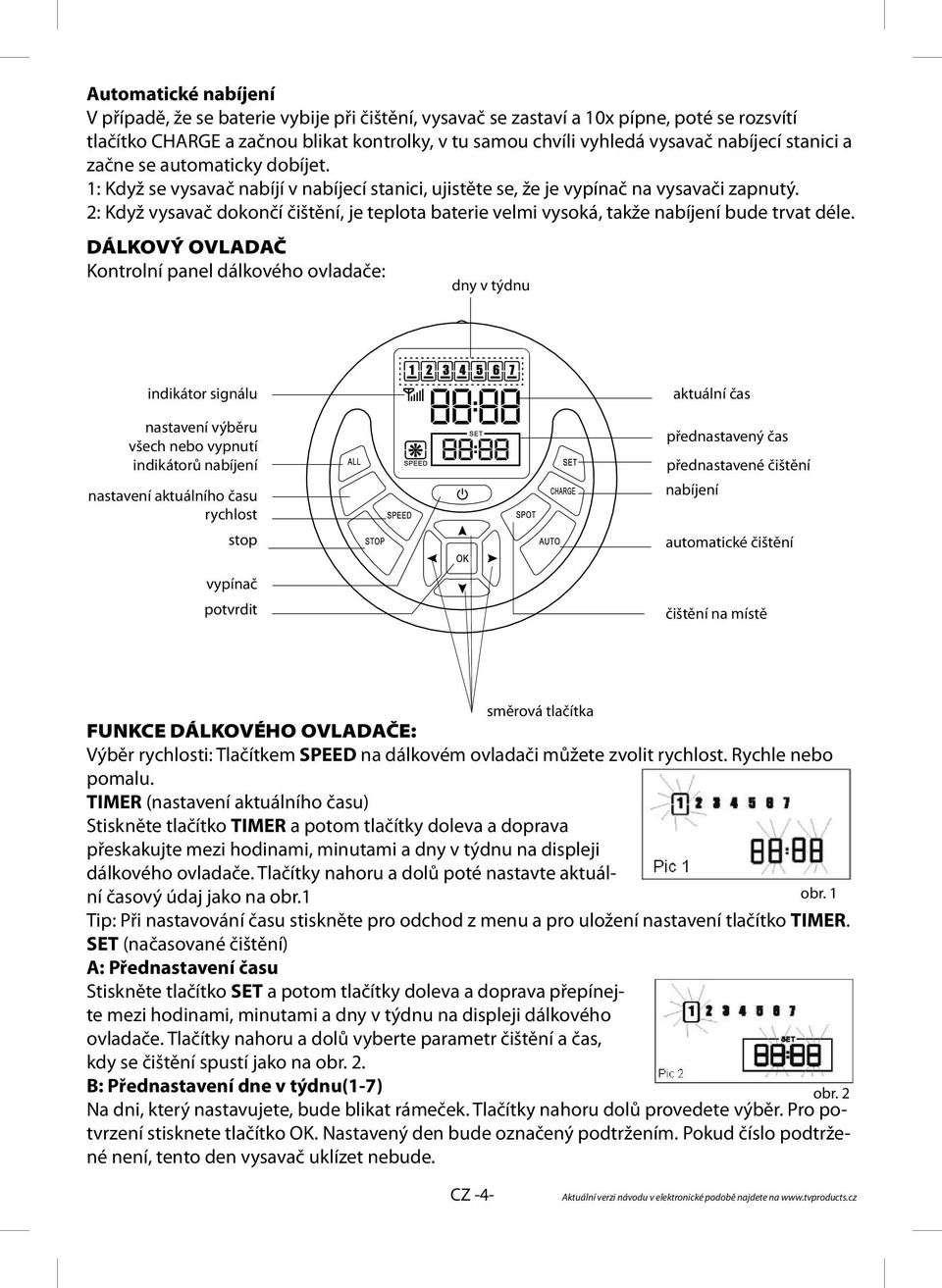 2: Když vysavač dokončí čištění, je teplota baterie velmi vysoká, takže nabíjení bude trvat déle.