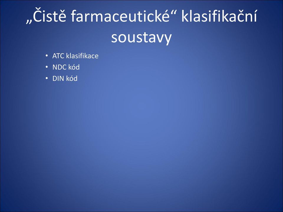 klasifikační