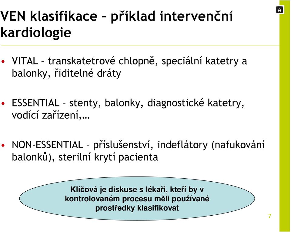 zařízení, NON-ESSENTIAL příslušenství, indeflátory (nafukování balonků), sterilní krytí