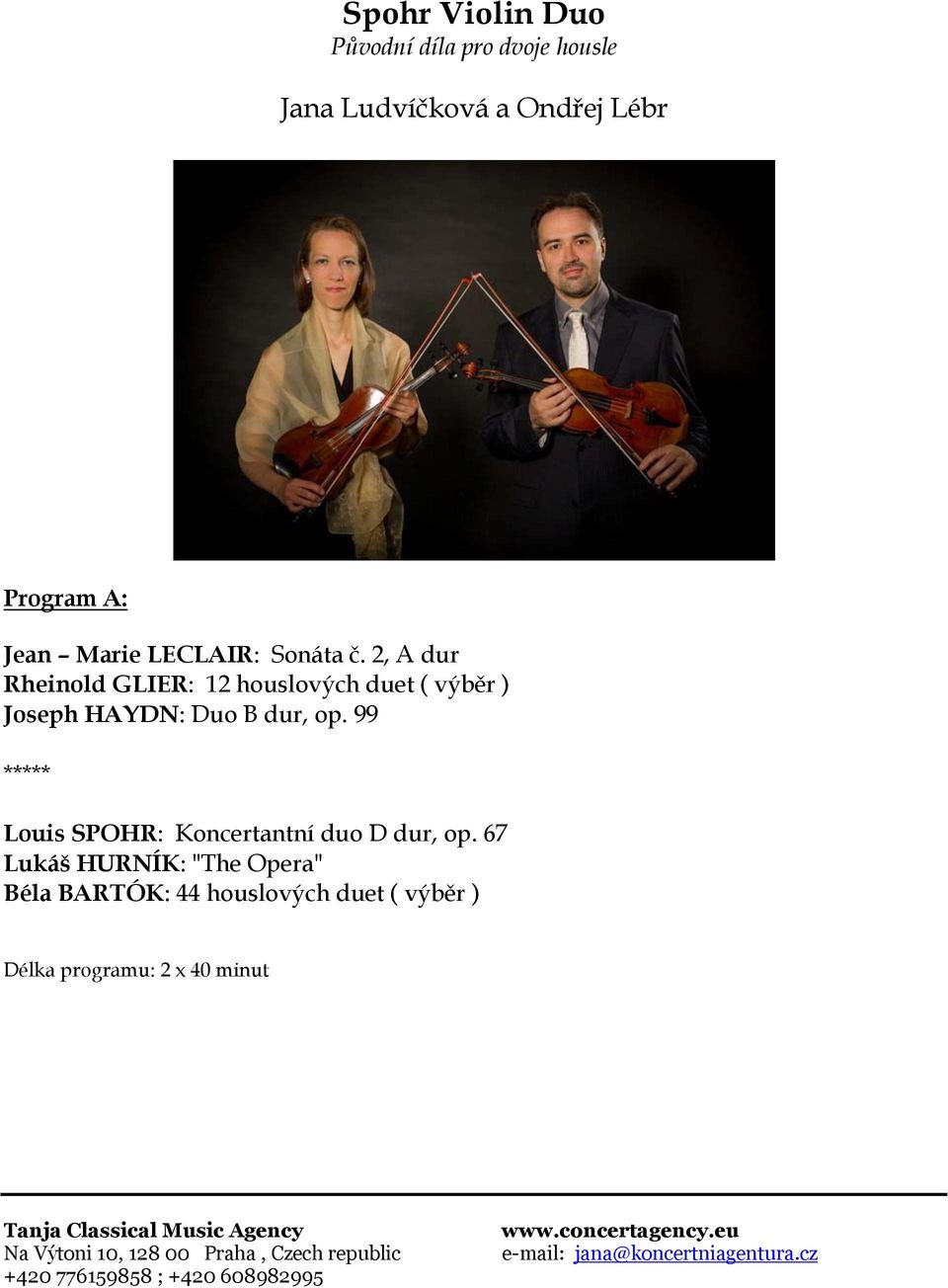 Joseph HAYDN: Duo B dur, op.