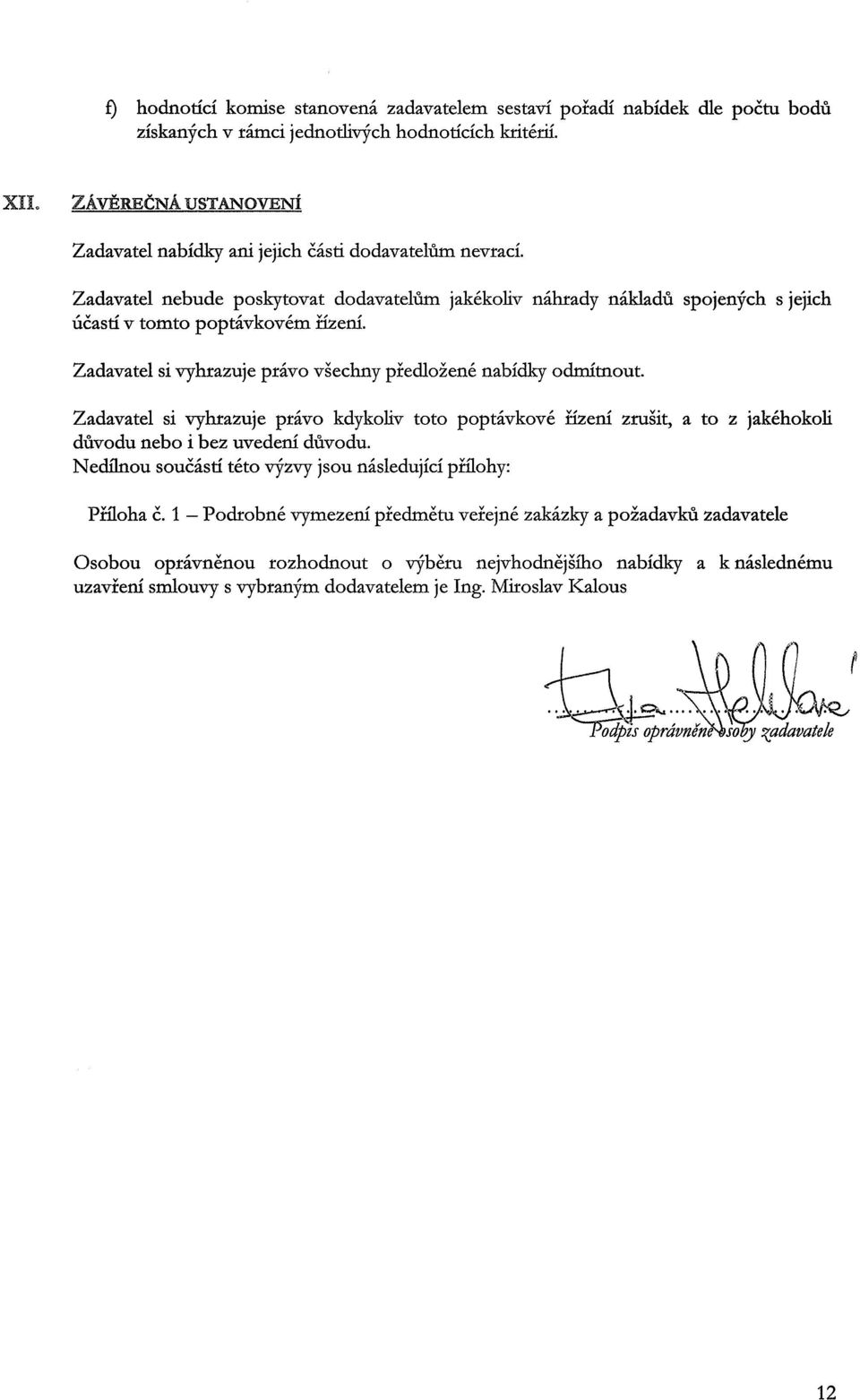 stanovená