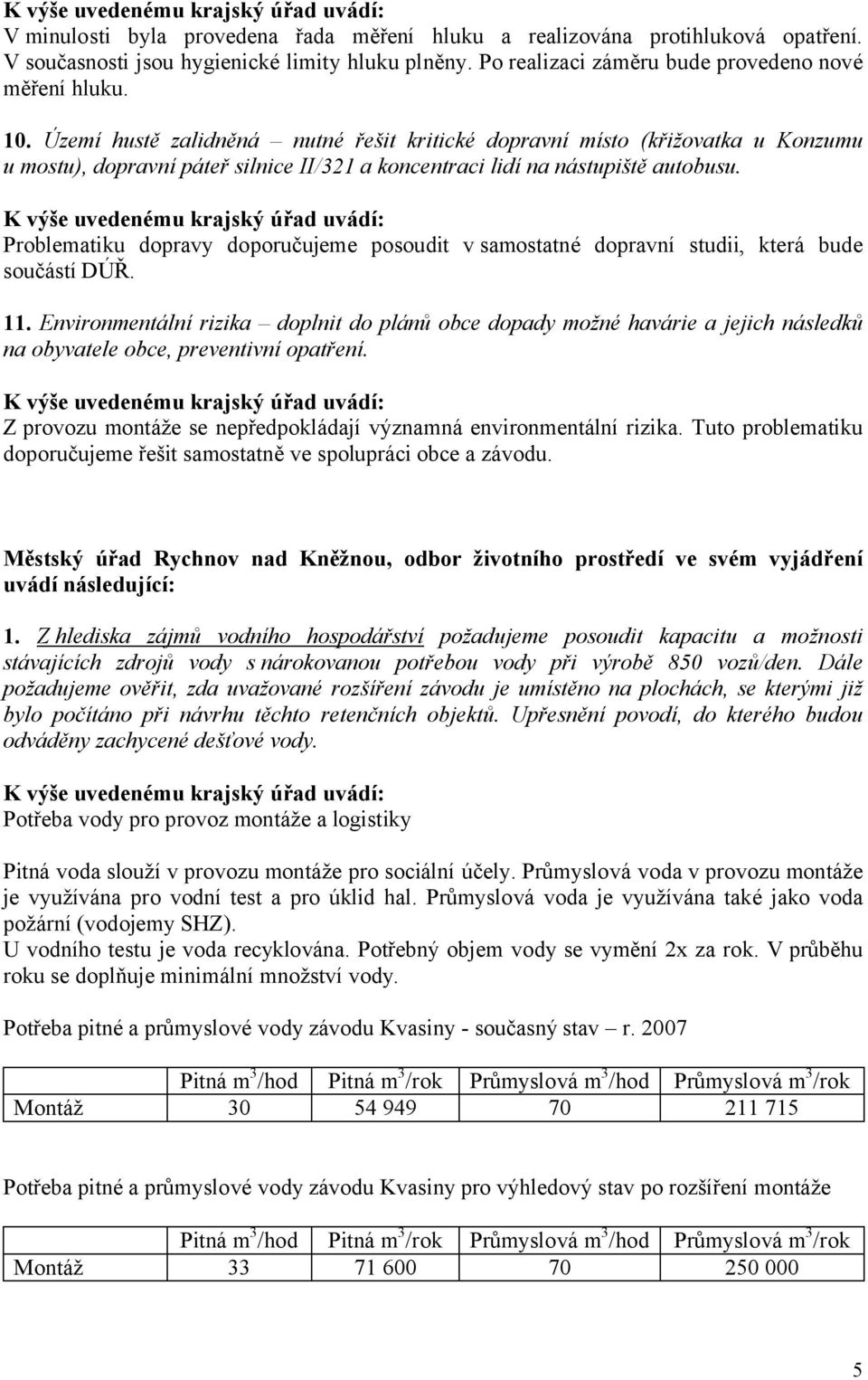 Problematiku dopravy doporučujeme posoudit v samostatné dopravní studii, která bude součástí DÚŘ. 11.