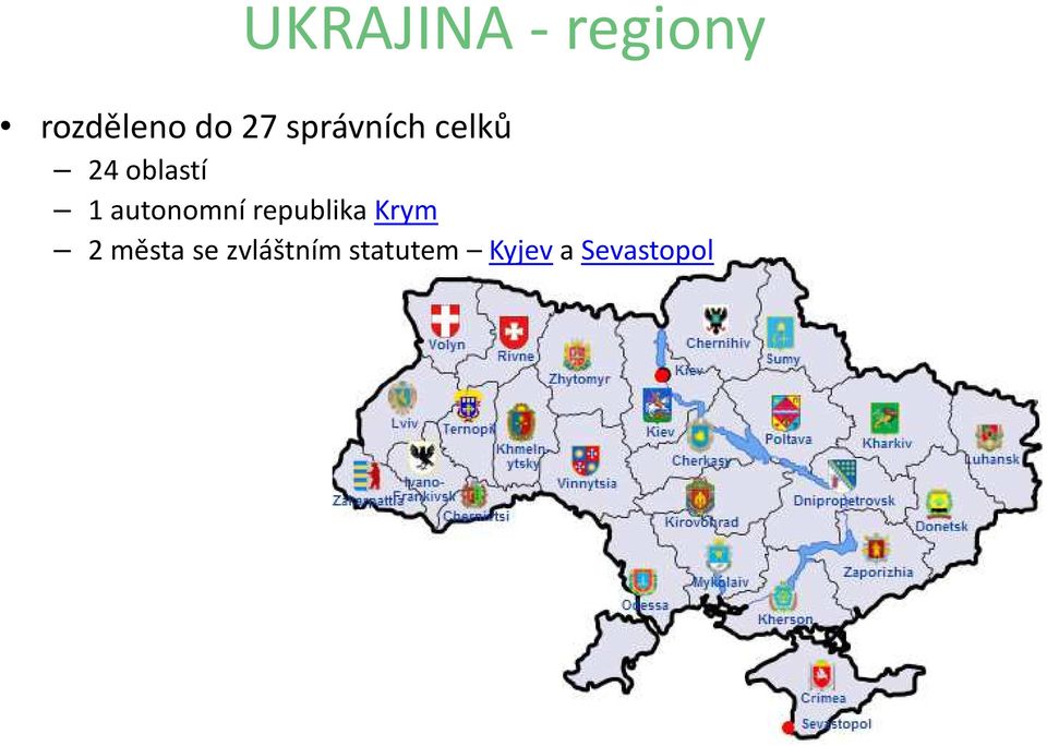 autonomní republika Krym 2 města