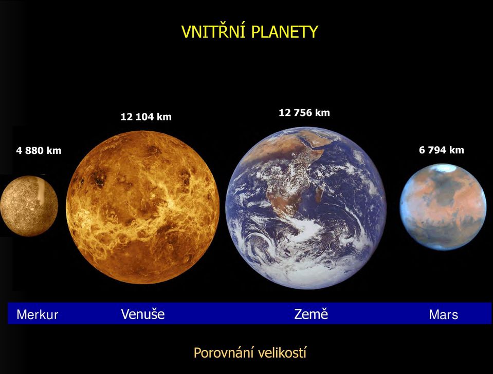 794 km Merkur Venuše