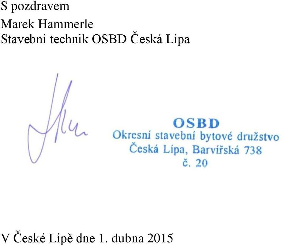 technik OSBD Česká