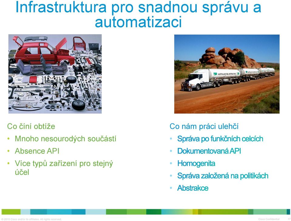 zařízení pro stejný účel Co nám práci ulehčí 2010 Cisco