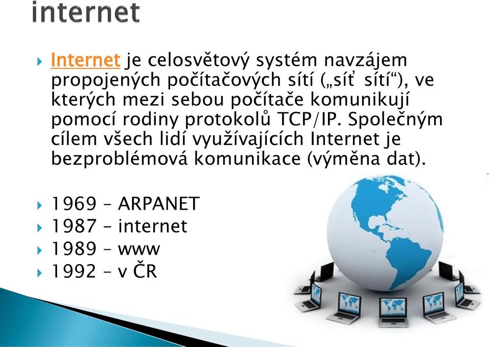 protokolů TCP/IP.