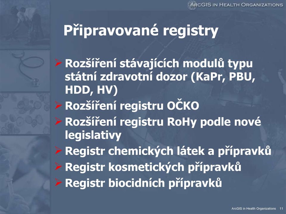 Rozšíření registru RoHy podle nové legislativy Registr chemických