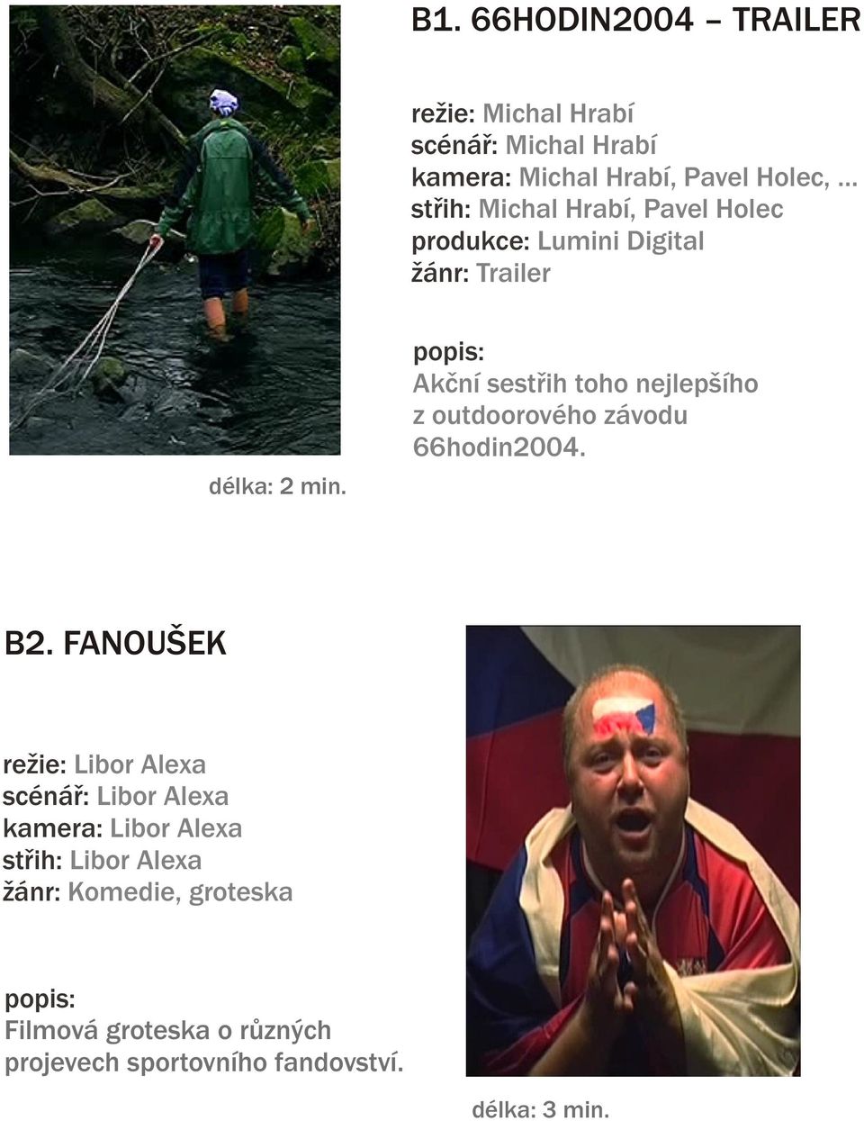 Akèní sestøih toho nejlepšího z outdoorového závodu 66hodin2004. B2.