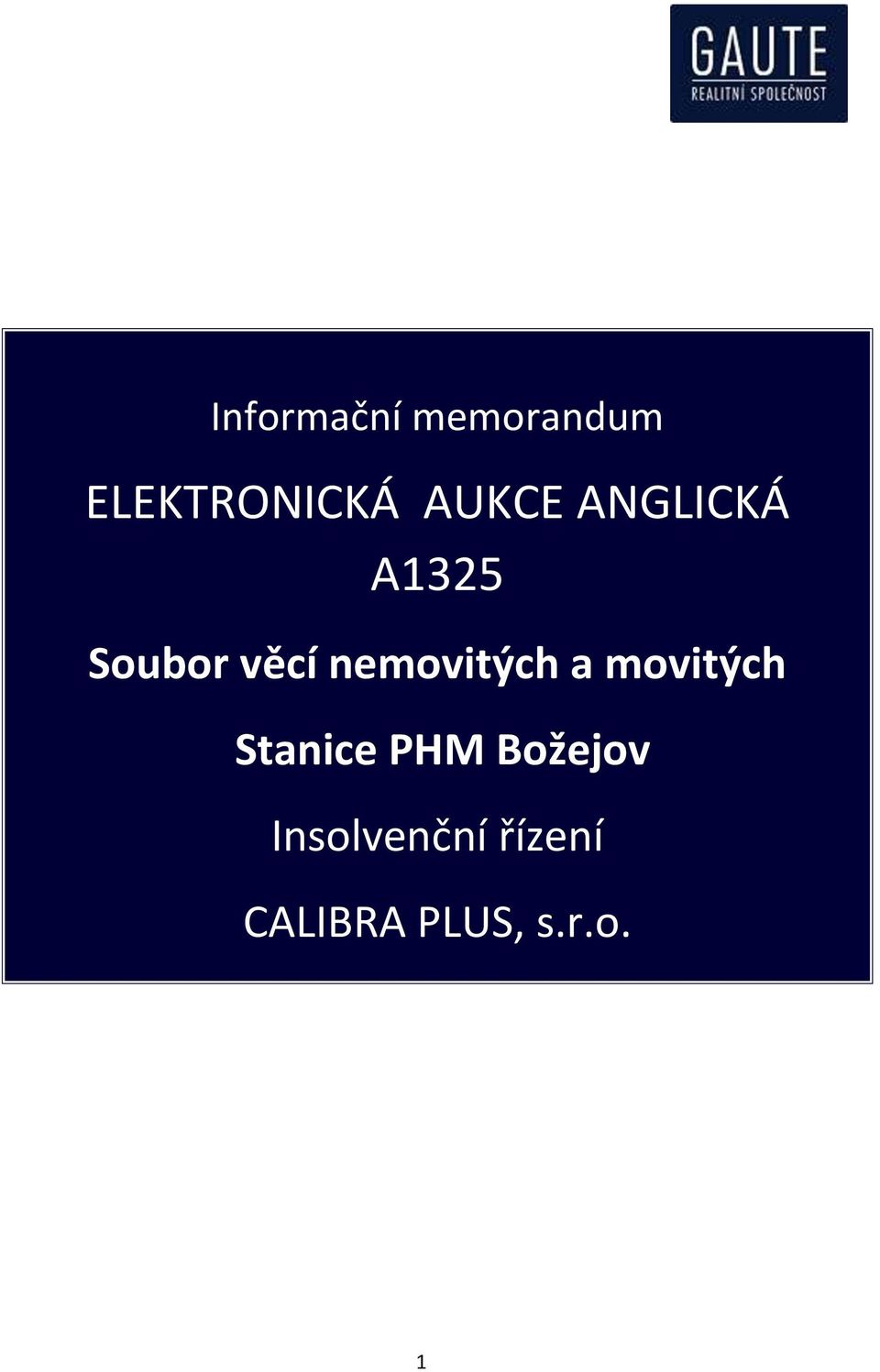 nemovitých a movitých Stanice PHM