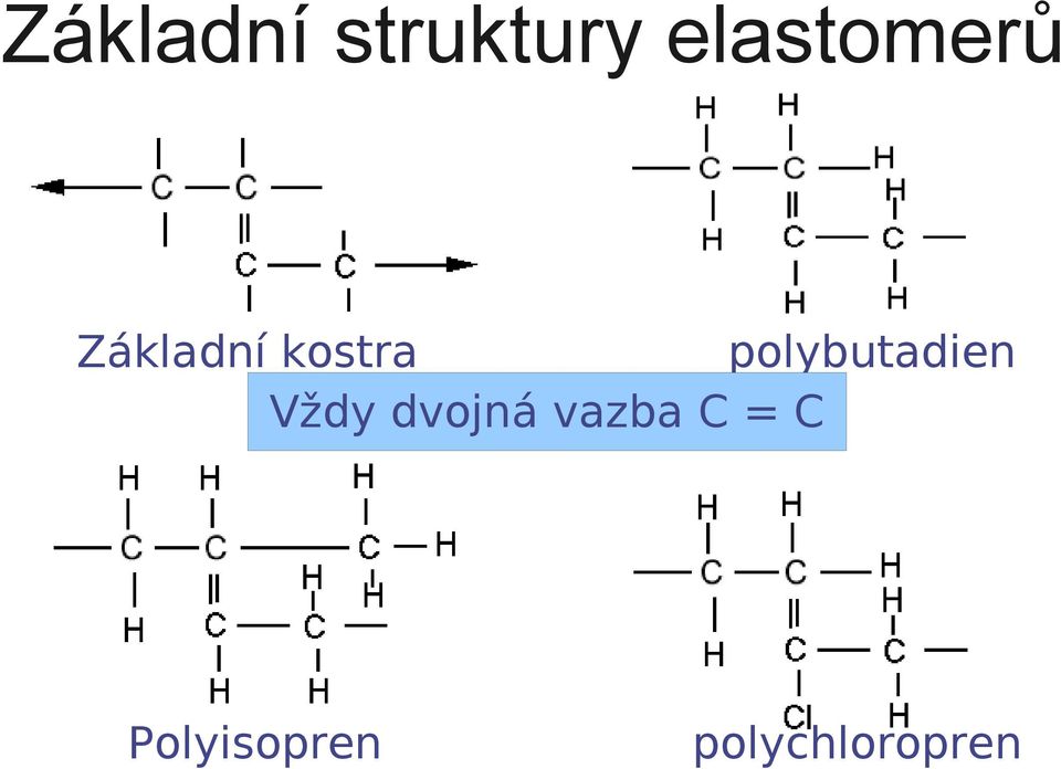 polybutadien Vždy dvojná