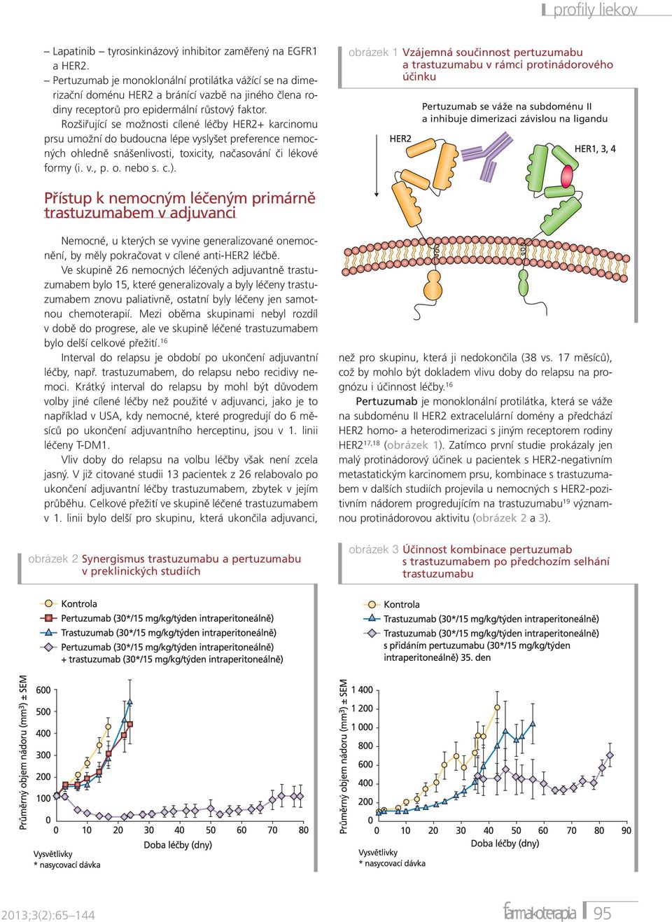 Rozšiřující se možnosti cílené léčby HER2+ karcinomu prsu umožní do budoucna lépe vyslyšet preference nemocných ohledně snášenlivosti, toxicity, načasování či lékové formy (i. v., p. o. nebo s. c.).