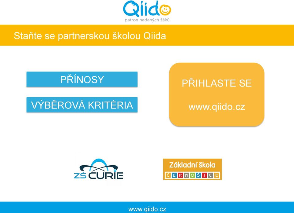 Qiida PŘÍNOSY