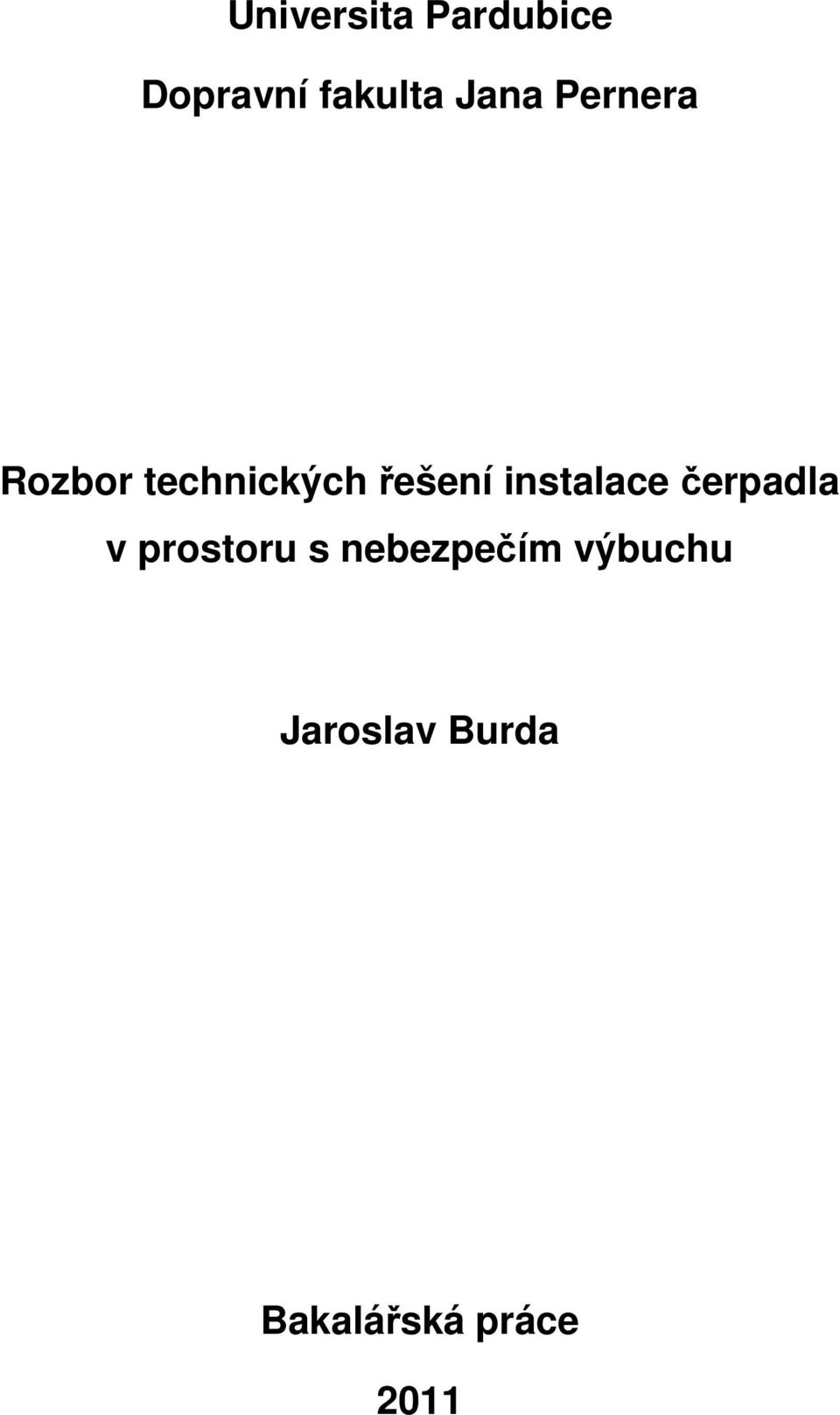 instalace čerpadla v prostoru s