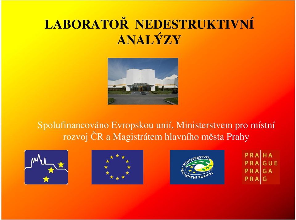 Ministerstvem pro místní rozvoj