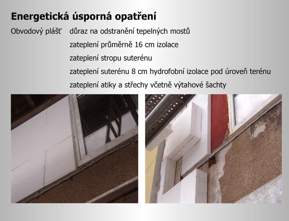 zateplení stropu suterénu zateplení suterénu 8 cm hydrofobní