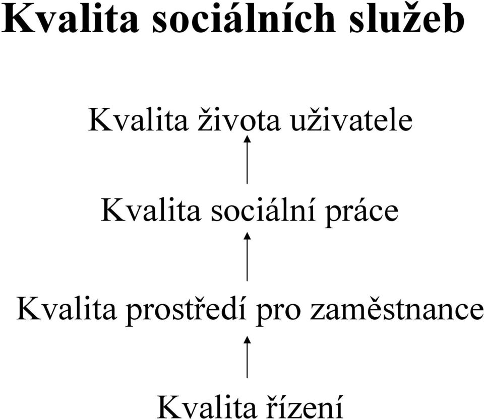 Kvalita sociální práce Kvalita