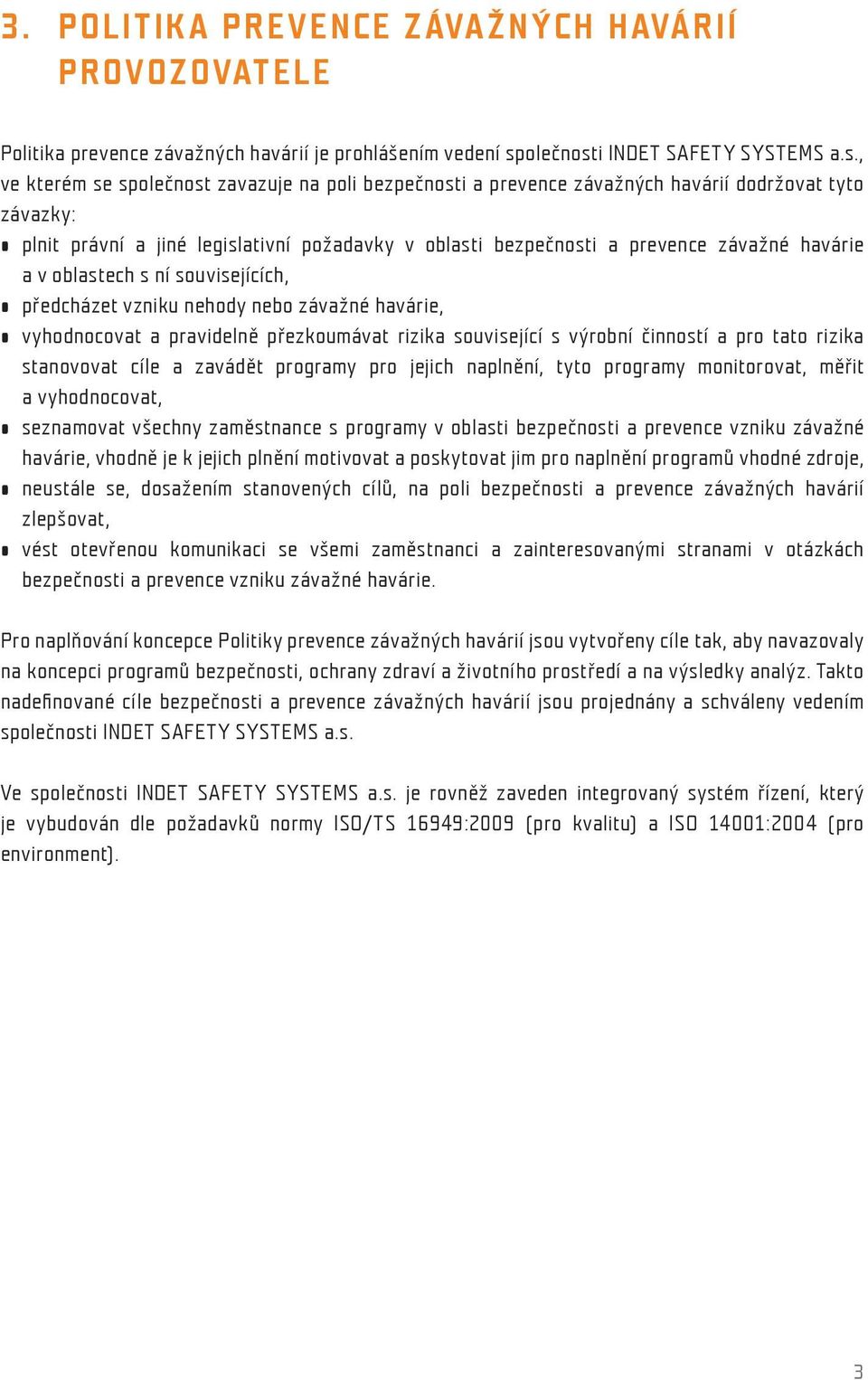 i INDET SAFETY SYSTEMS a.s.