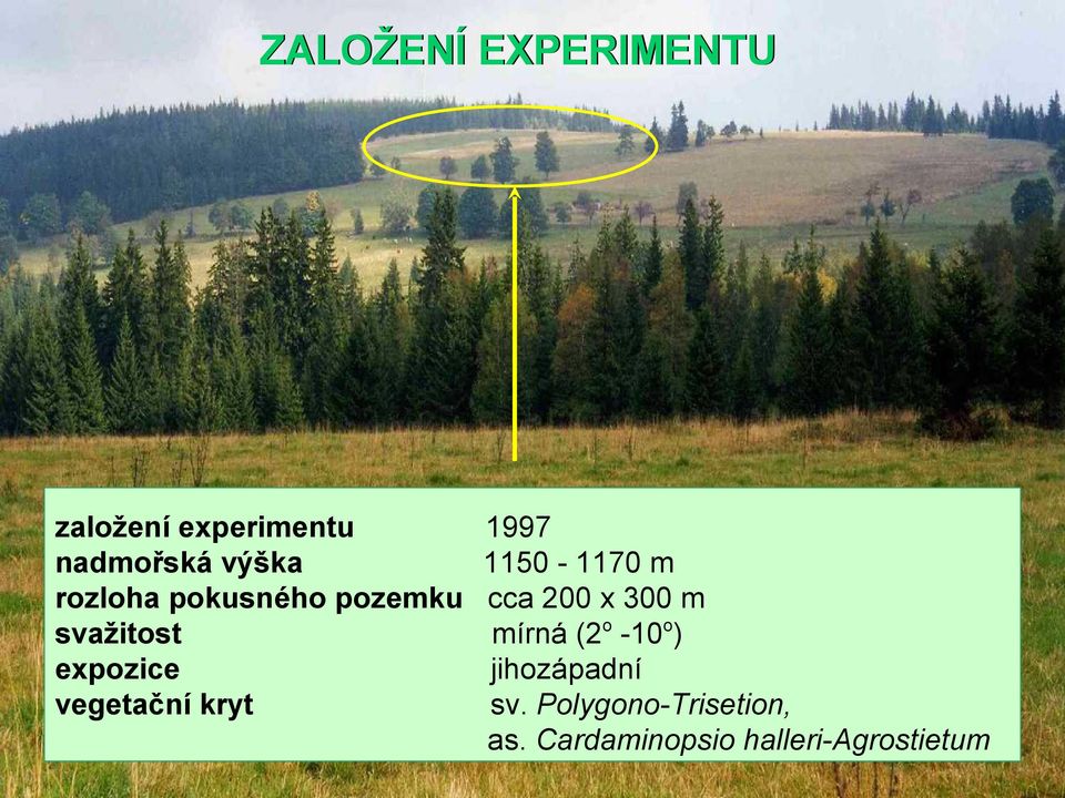1997 1150-1170 m cca 200 x 300 m mírná (2o -10o)