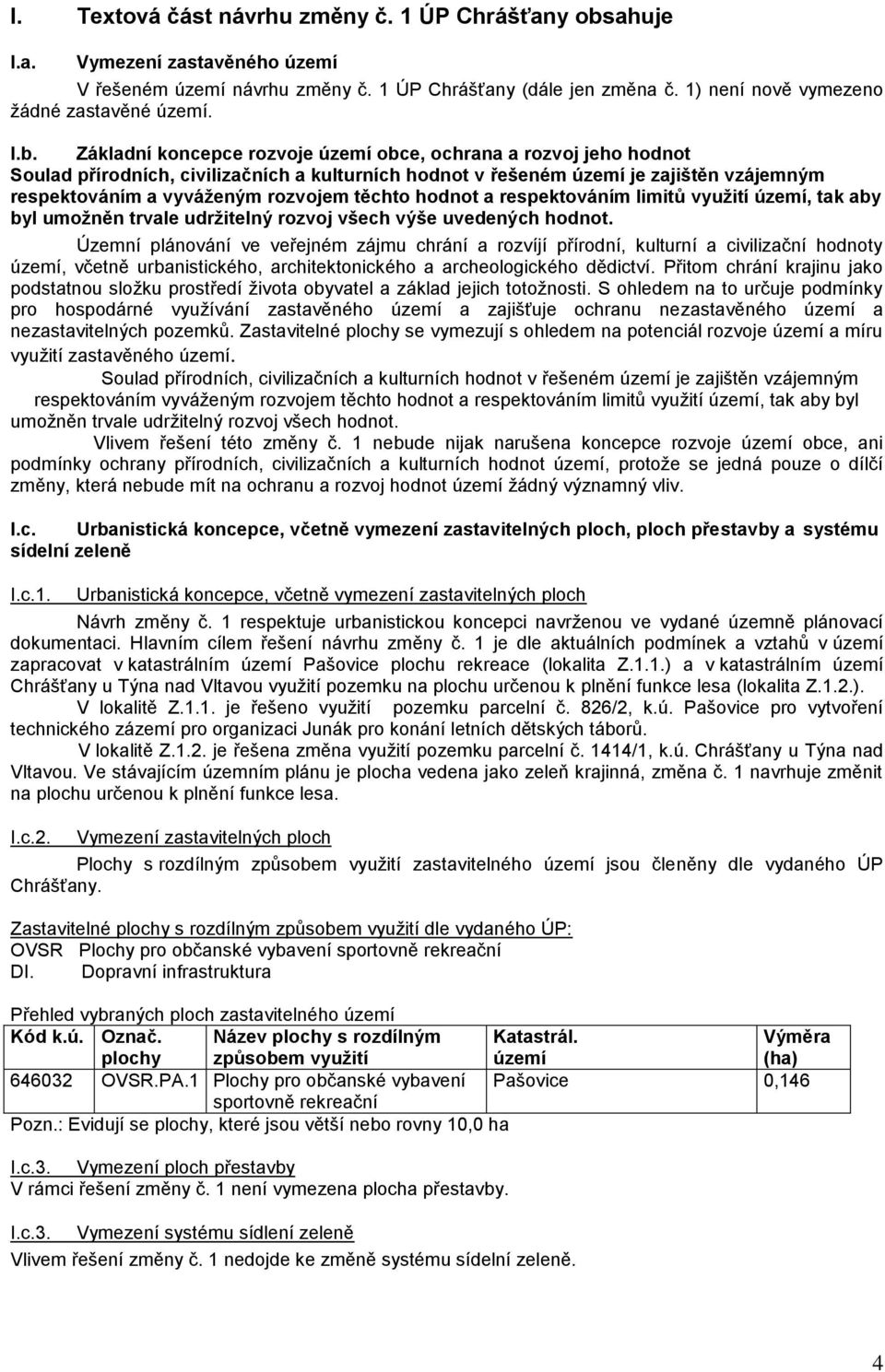 těchto hodnot a respektováním limitů využití území, tak aby byl umožněn trvale udržitelný rozvoj všech výše uvedených hodnot.
