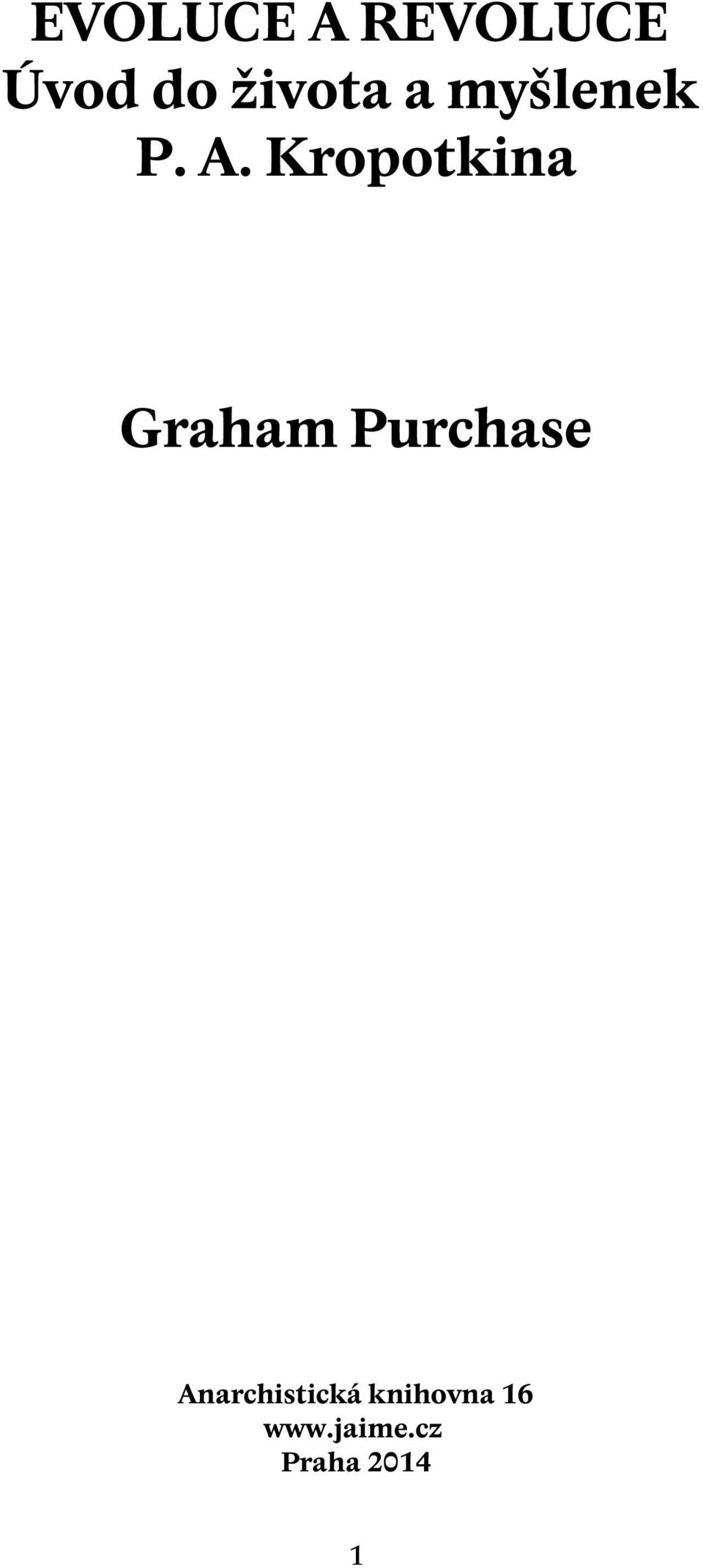 Kropotkina Graham Purchase